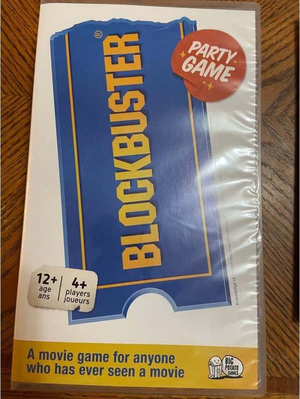 Blockbuster Party Game